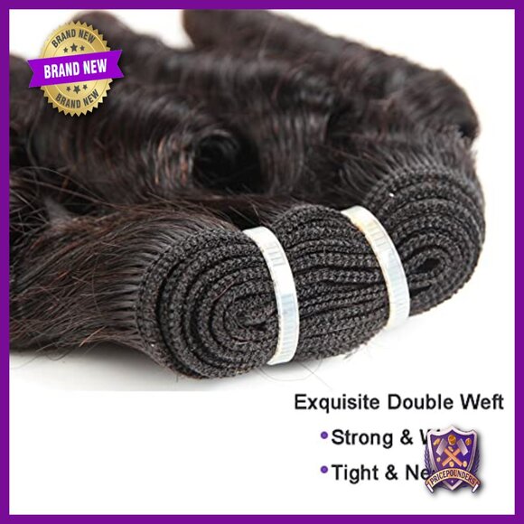 8 Inch Brazilian Human Hair Extensions 4 Bundles Curly Weave